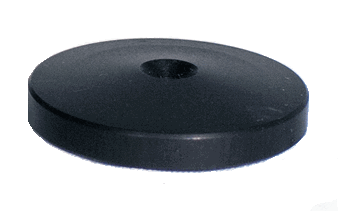 Onderlegschijf Zwart Aluminium 30 Mm