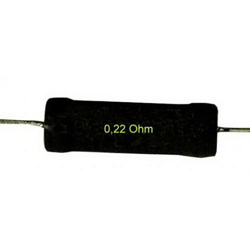 0.22 Ohm 6W bifilair 1%