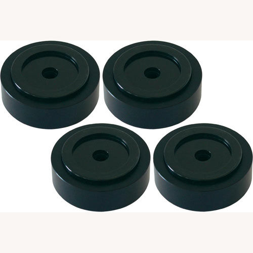 Luidspreker dempers ZWART per 4 stuks