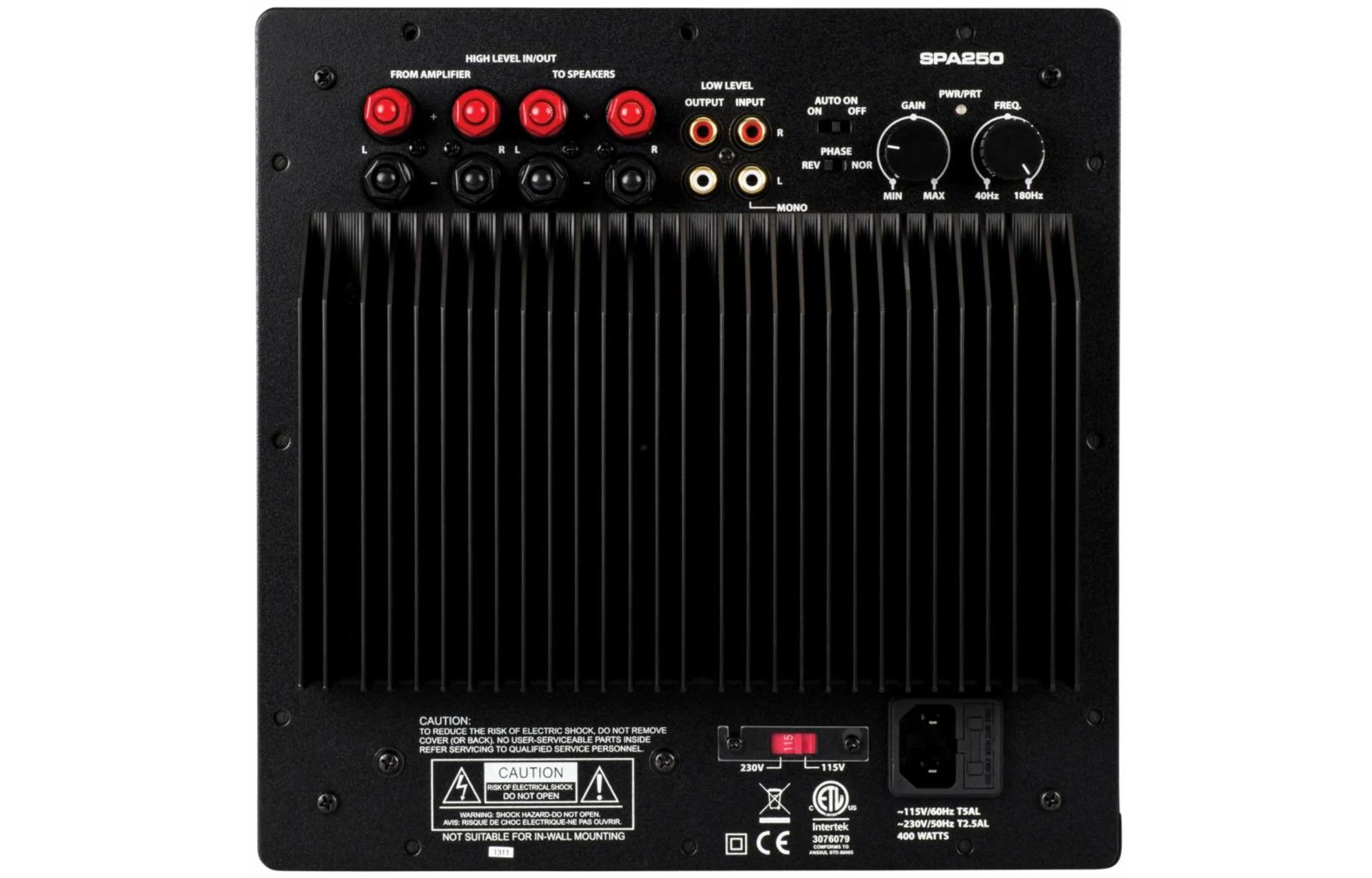 Dayton SPA250 sub plate amp