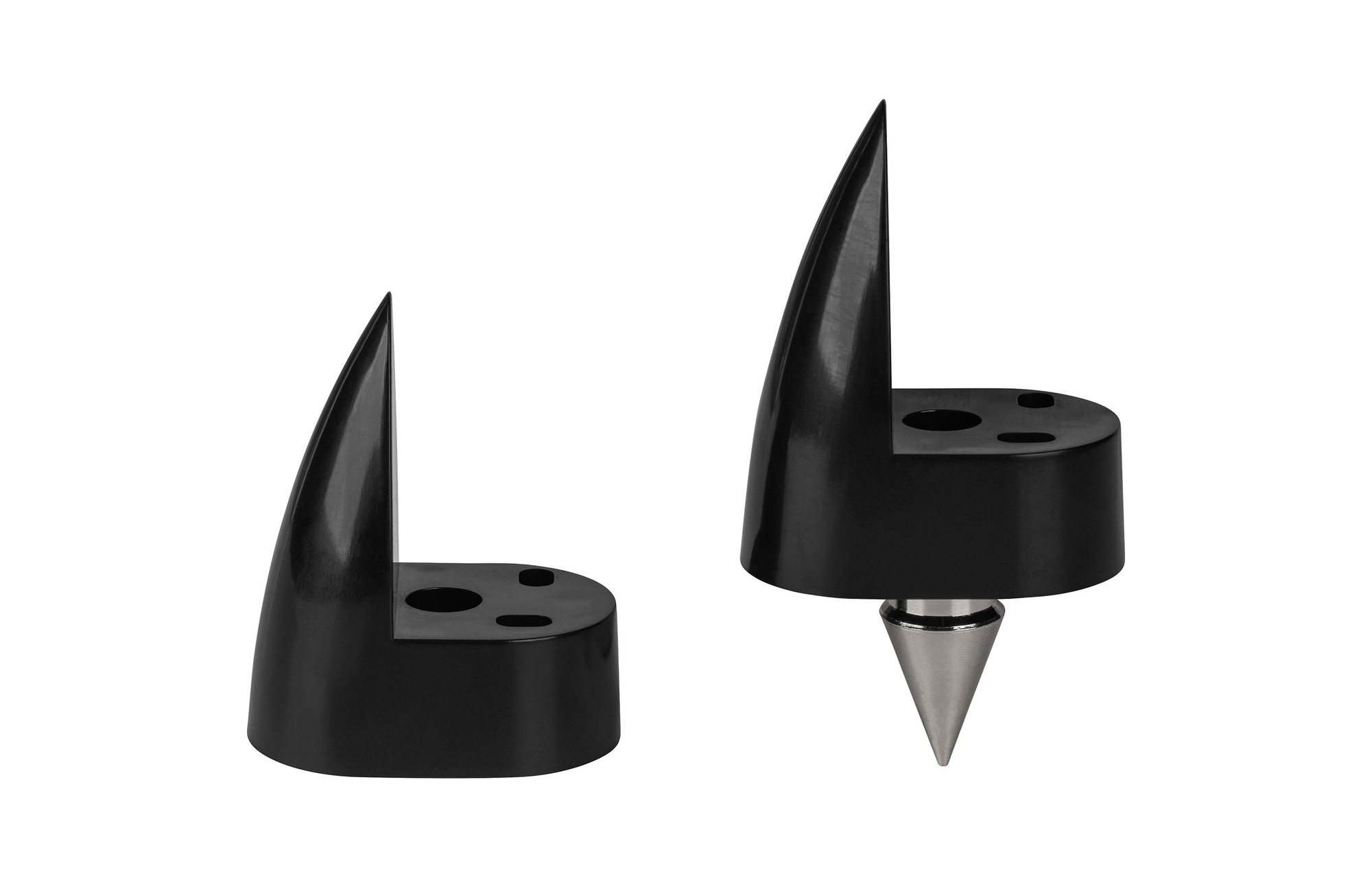 OP-4 Steunpoot Speaker Spike Set met ABS Base 4 Pcs