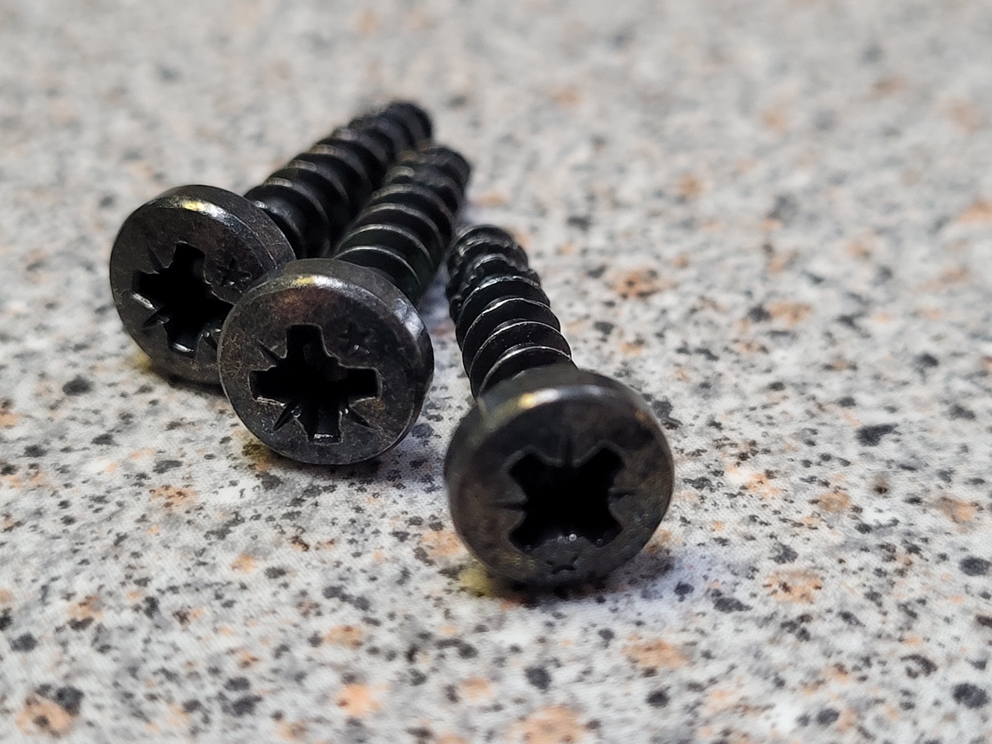 Schroeven zwart - Kruiskop