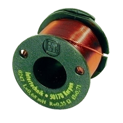 Luchtspoel  0,71 mm draad 0,10 mH